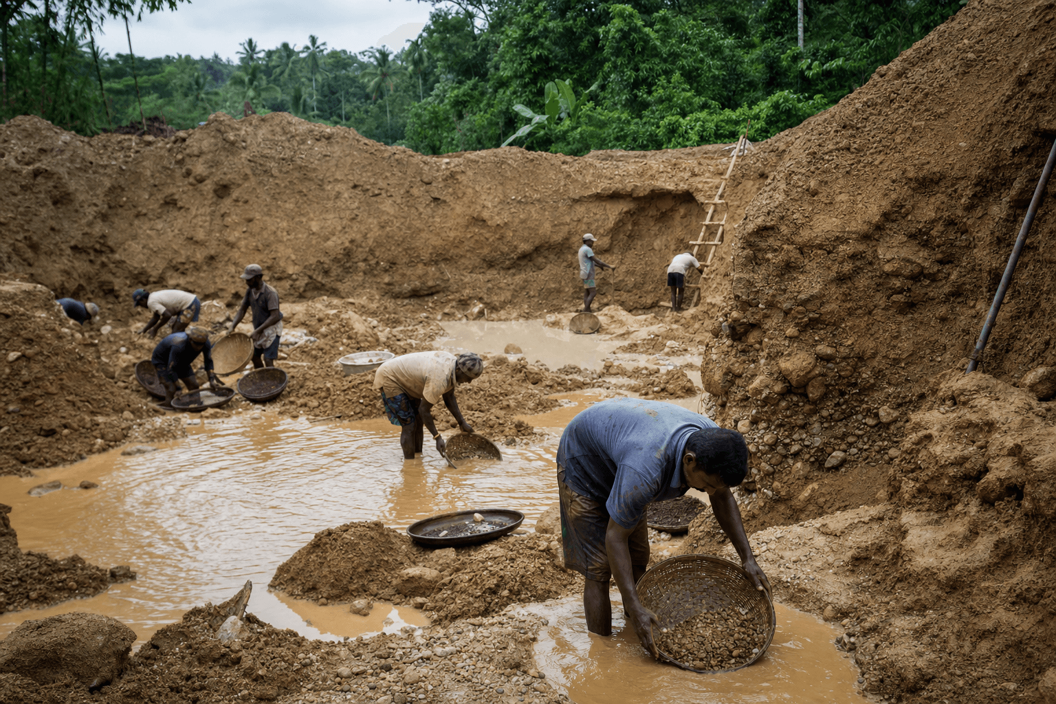Sri Lanka Sapphire Mining & Gem Cutting