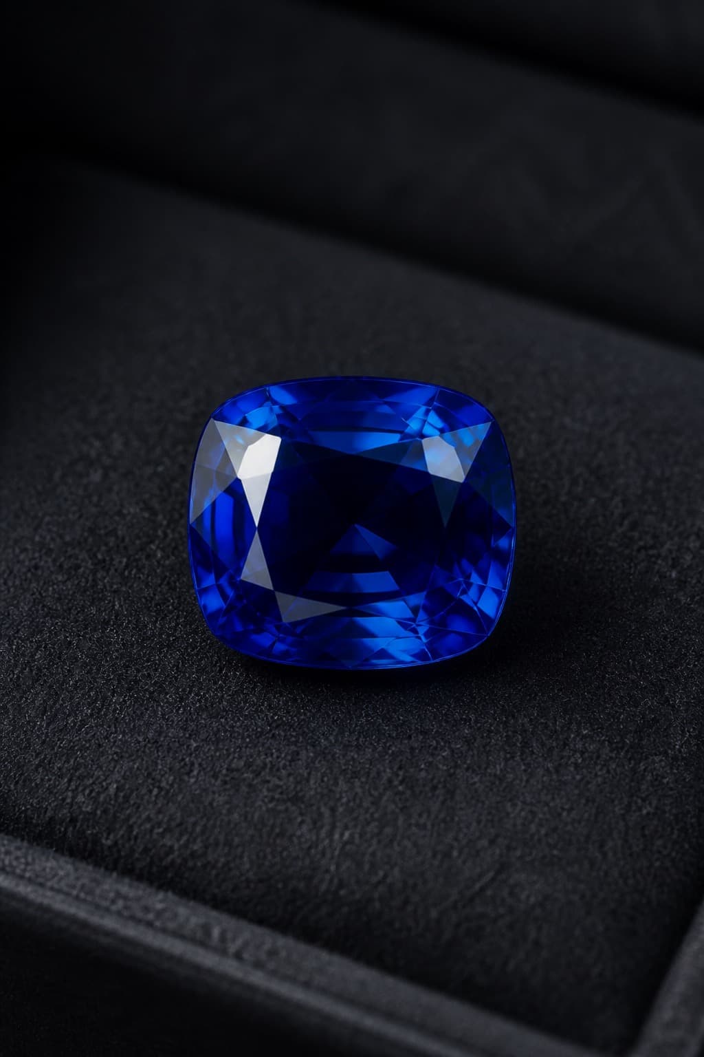 Royal blue sapphire gemstone
